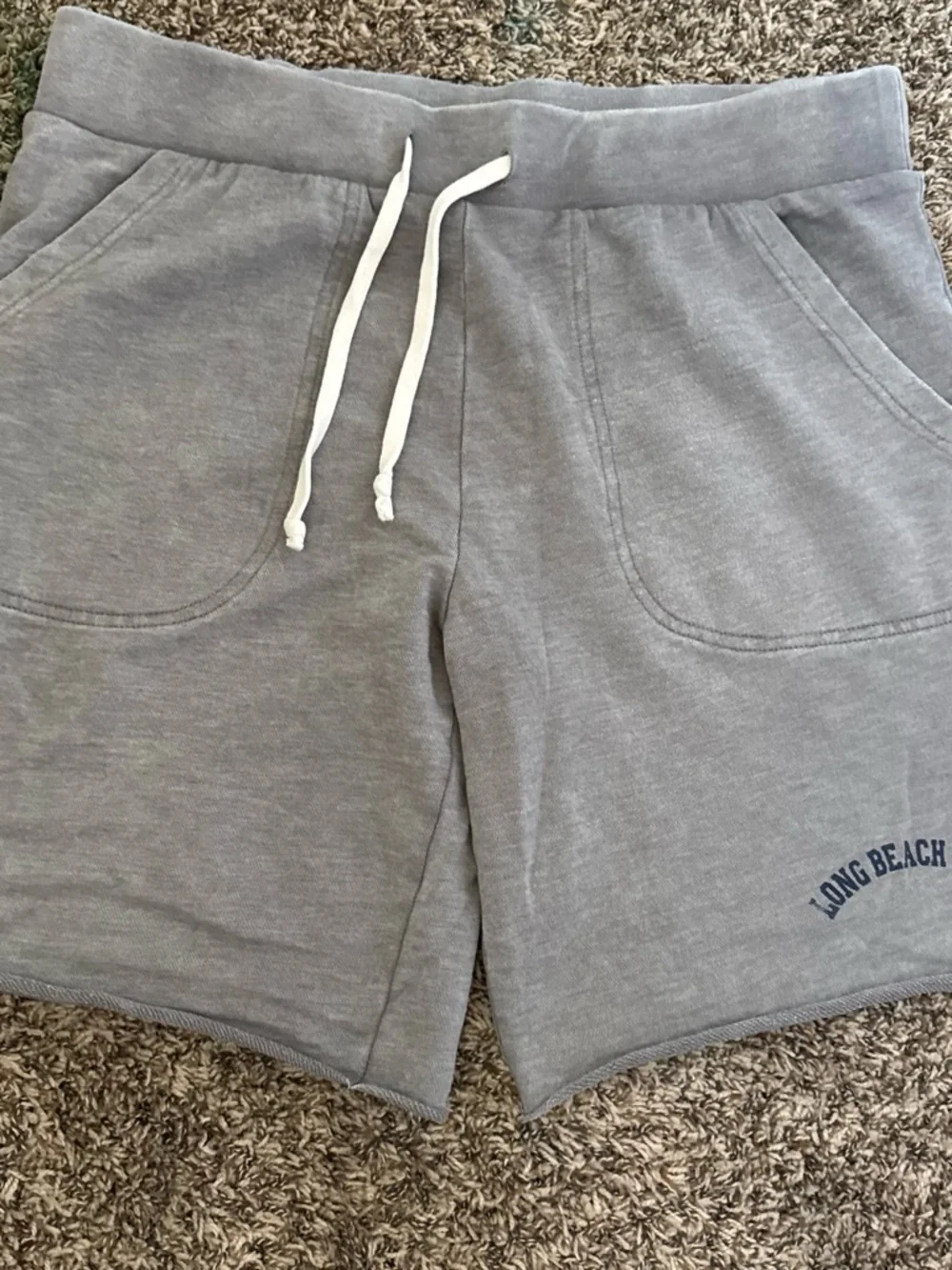Gray Athletic Drawstring Men's Shorts - Casual Everyday